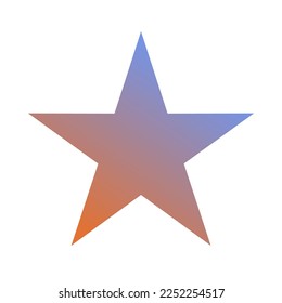 Star Gradient Art Vector Design