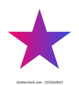 Star Gradient Art Vector Design