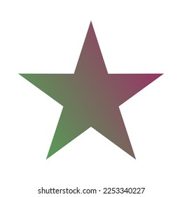 Star Gradient Art Vector Design