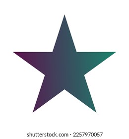 Diseño de vectores de arte de gradiente de estrella