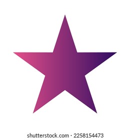 Star Gradient Art Vector Design