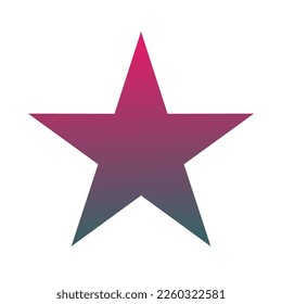 Star Gradient Art Vector Design