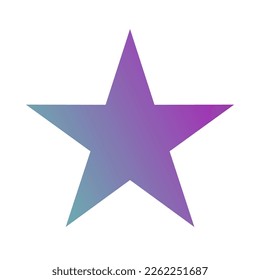 Star Gradient Art Vector Design