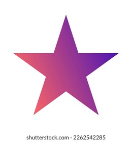 Star Gradient Art Vectordesign