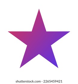 Star Gradient Art Vector Design