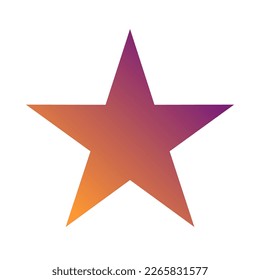 Star Gradient Art Vector Design