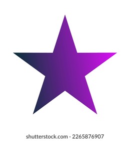 Star Gradient Art Vector Design