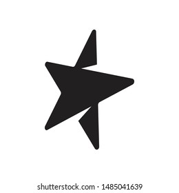 Star graphic design template vector isolated illustration