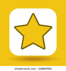 star graphic design , vector illustration