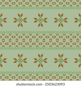 The star graphic pattern design and yellow flowers 
