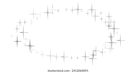 Star grey seamless pattern. Cute print starry sky. Stars on sky. Illustration