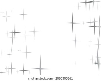 Star grey seamless pattern. Vector Confetti Star Background Pattern. Stars on sky. Illustration