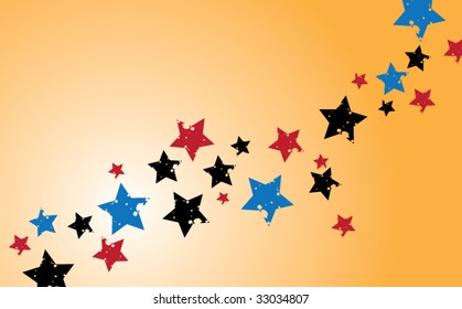 star grunge background