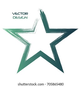 Star Grunge gradient tosca