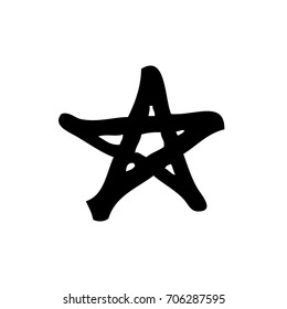 star grunge vector