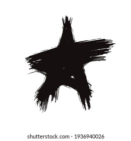Stern-Grunge-Vektorgrafik-Design