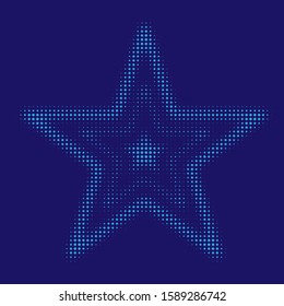 Star Halftone Vector illustration Eps 10