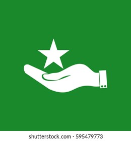star and hand 