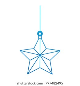 star hanging decorative icon
