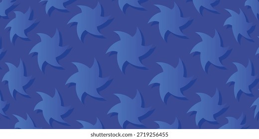 Fondo de patrón abstracto de giro de hexagrama de estrella