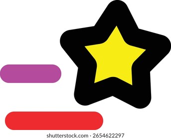 Star Highlight and Emphasis Icon Design