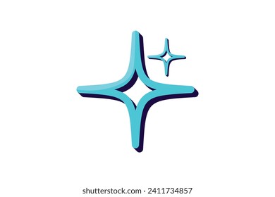 Star Highlight Note Sticker Design