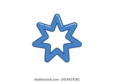 Sternmarkenbeschriftung, Design