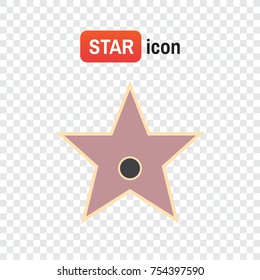 star hollywood . Star award illustration for famous people