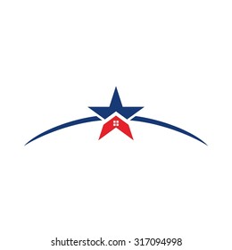 star home logo vector