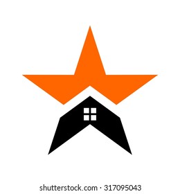 star home logo vector