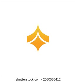 Identidad de la marca del vector de diseño de logotipo de Star House