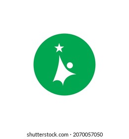 star human people dream logo icon vector template