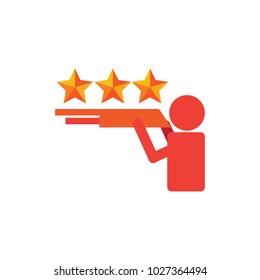 Star Hunt Logo Icon Design