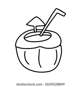 star, ice cream, thick, coconut isolated on white background. sign