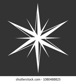 Star icon abstract design vector