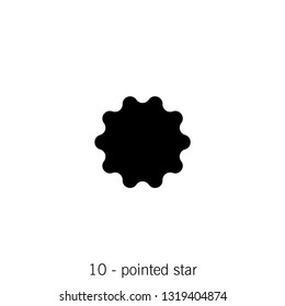 Star icon. Award rank sign