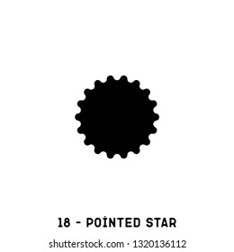 Star icon. Award rank sign
