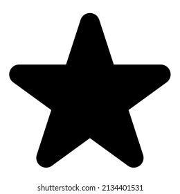star icon with black color