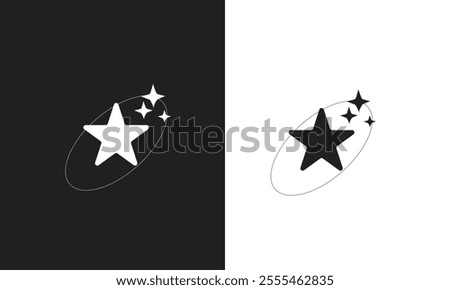 star icon, black star icon, white star icon