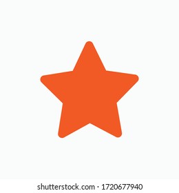 
Star Icon. Bookmark Symbol - Vector Illustration In Glyph Style for Design and Websites, Presentation or Application.