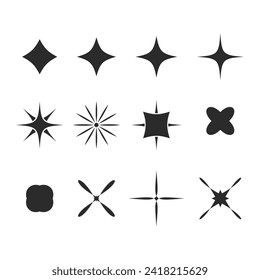 Star icon bright shine sparkle icon