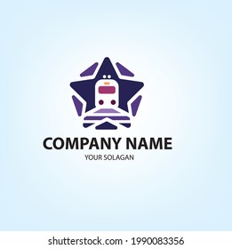Star icon business branding vector illustration log concept  