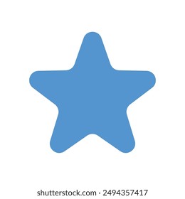 Star icon cartoon style vector