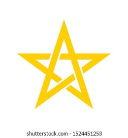 Star Icon for Christmas Decoration and Holidays