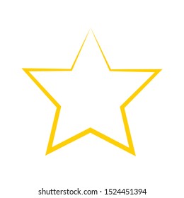 Star Icon for Christmas Decoration and Holidays