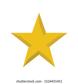 Star Icon for Christmas Decoration and Holidays