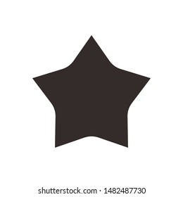 Star icon cymbol.Clasic star Icon Vector. Flat black pictogram. Illustration symbol.