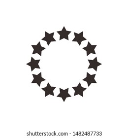 Star icon cymbol.Clasic star Icon Vector. Flat black pictogram. Illustration symbol.