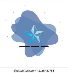 Star Icon With star Design, With Background
