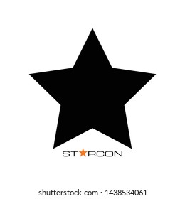 star icon design element, star logo icon